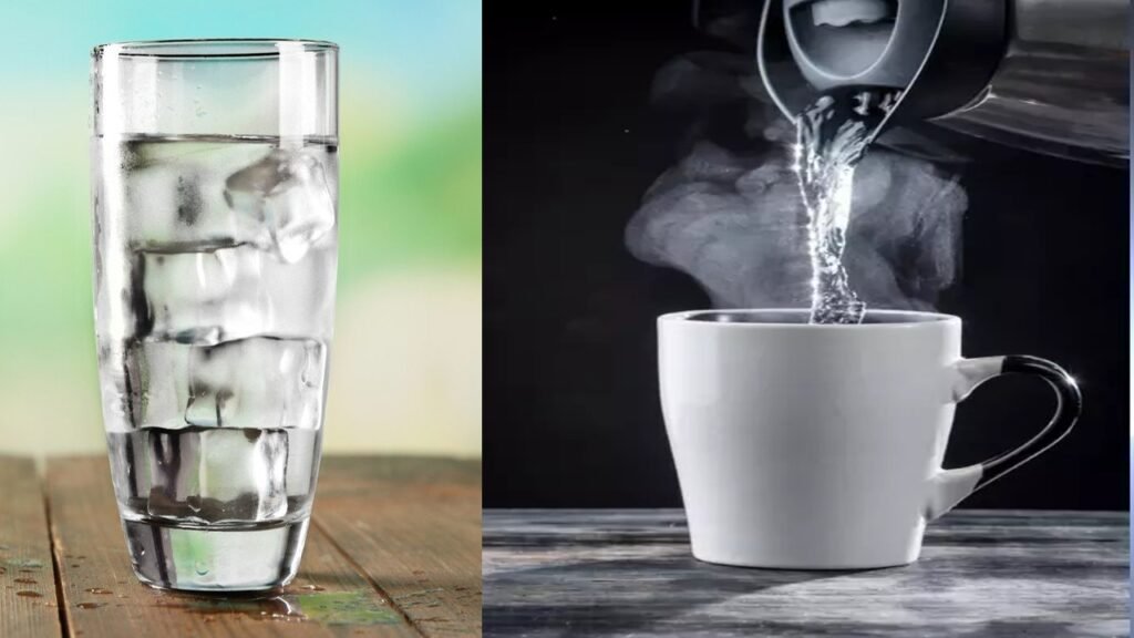 What happens when we drink hot water mixed with cold water