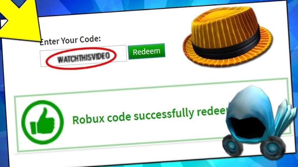 Codes redeem roblox promo Every currently