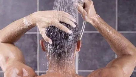 What body part should you wash in the shower