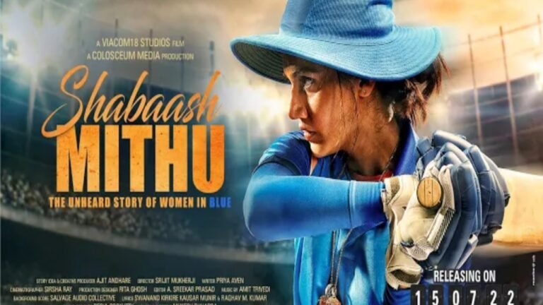 Shabaash Mithu Release Date Netflix, Zee5, Amazon Prime, Disney Hotstar